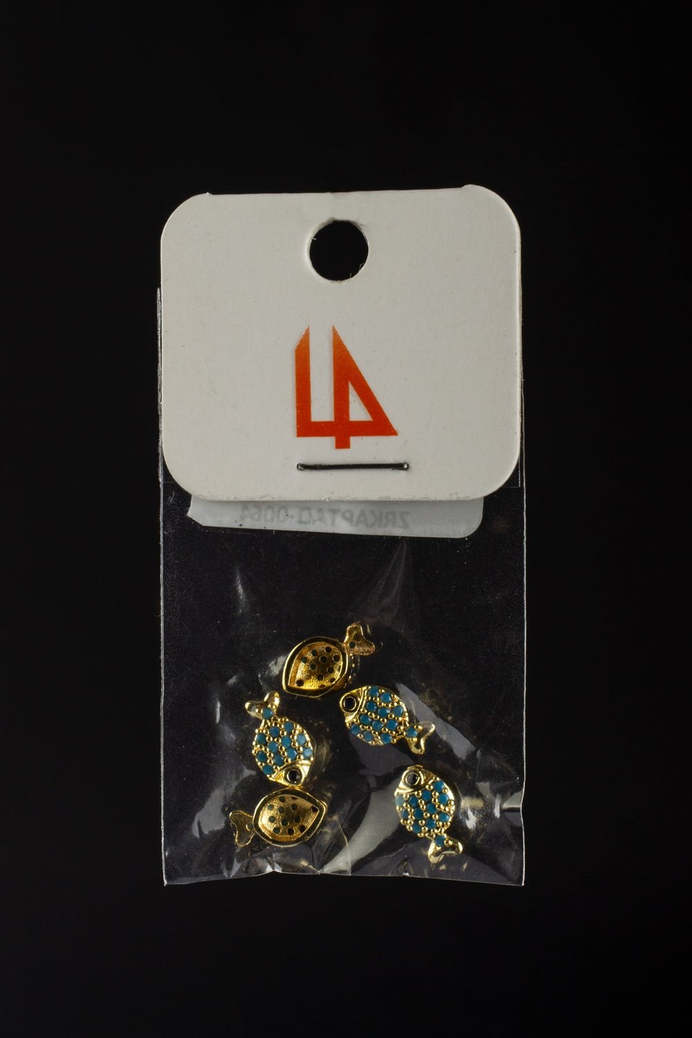 Zirkon Gold Balık Tek Delik Aparat 7mm