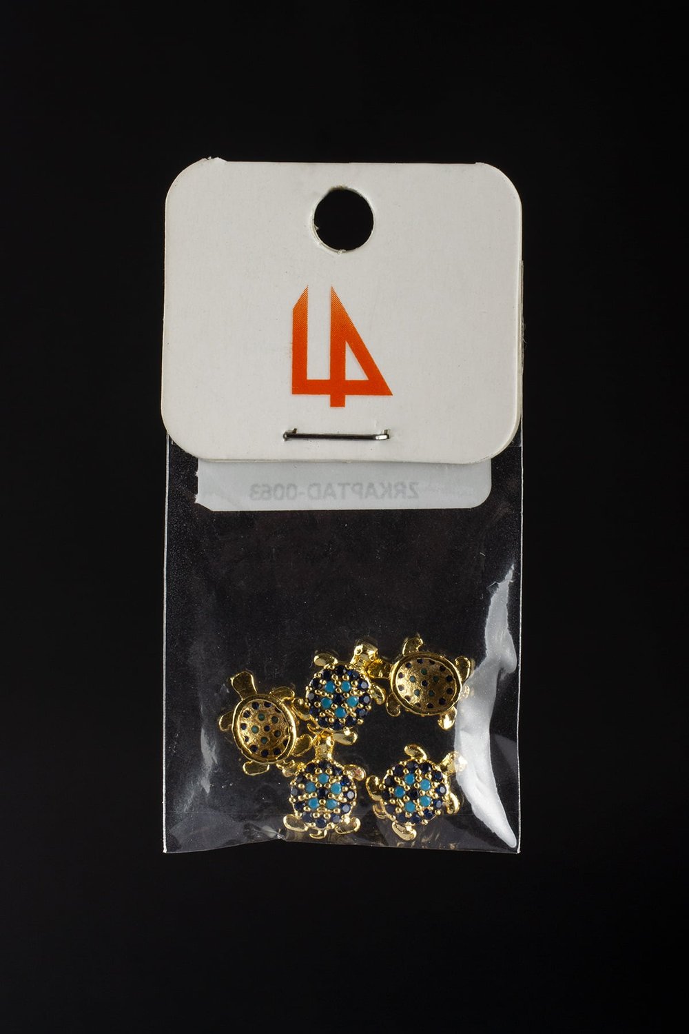 Zirkon Gold Kaplumbağa Tek Delik Aparat 7mm