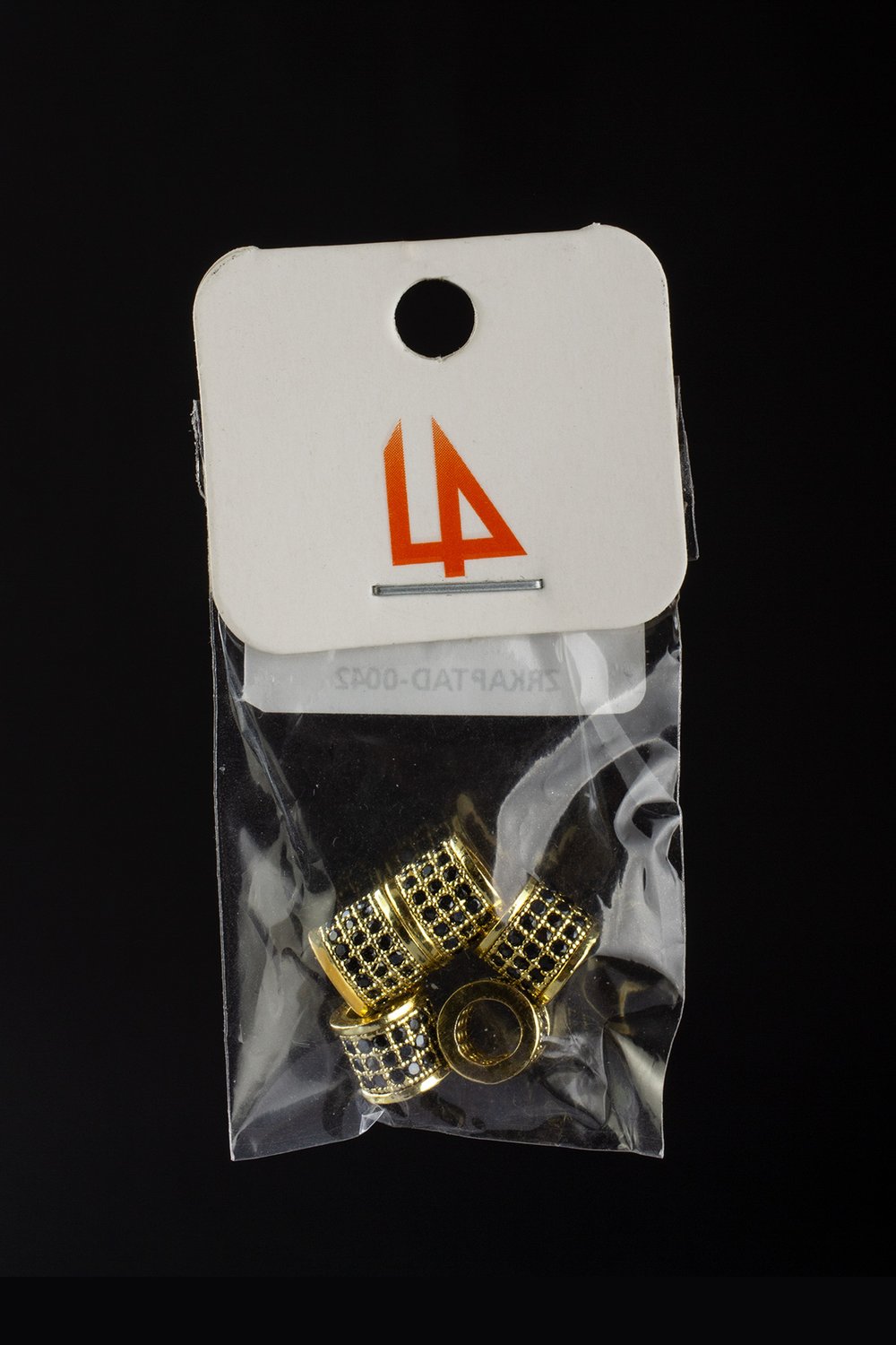 Zirkon Gold Silindir Geniş Delik 6x5mm Takı Aparatı