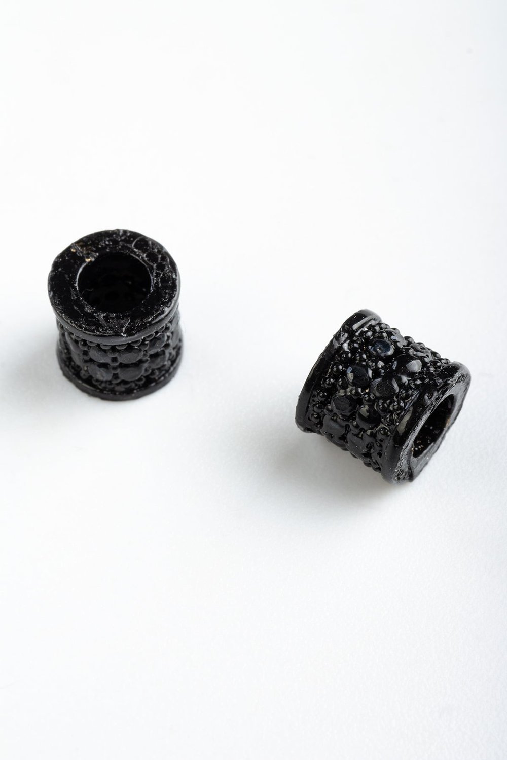 Zirkon Siyah Silindir Geniş Delik Aparat 6x5mm