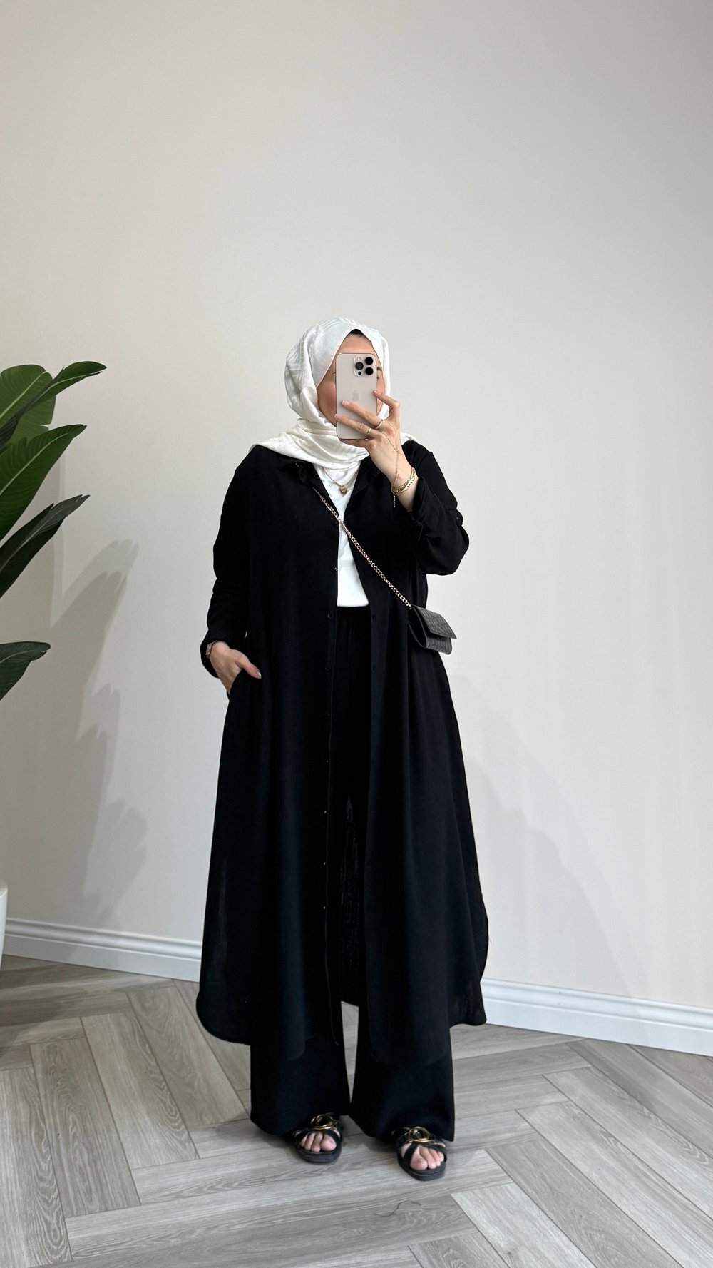 Premium Keten Takım | Siyah