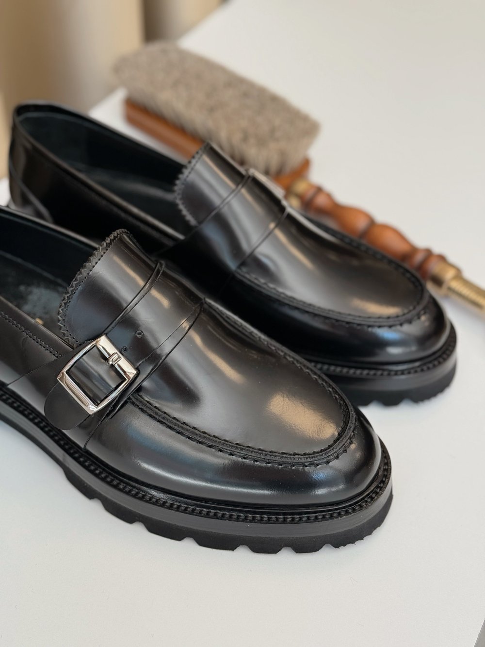  HAKİKİ DERİ İÇİ DIŞI AGAH MODEL İCON SİYAH LOAFER AYAKKABI