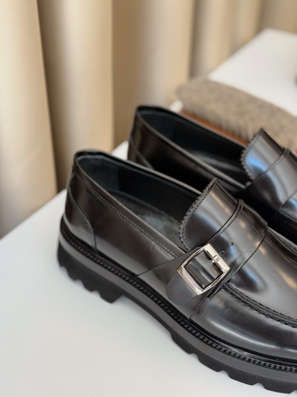  HAKİKİ DERİ İÇİ DIŞI AGAH MODEL İCON SİYAH LOAFER AYAKKABI