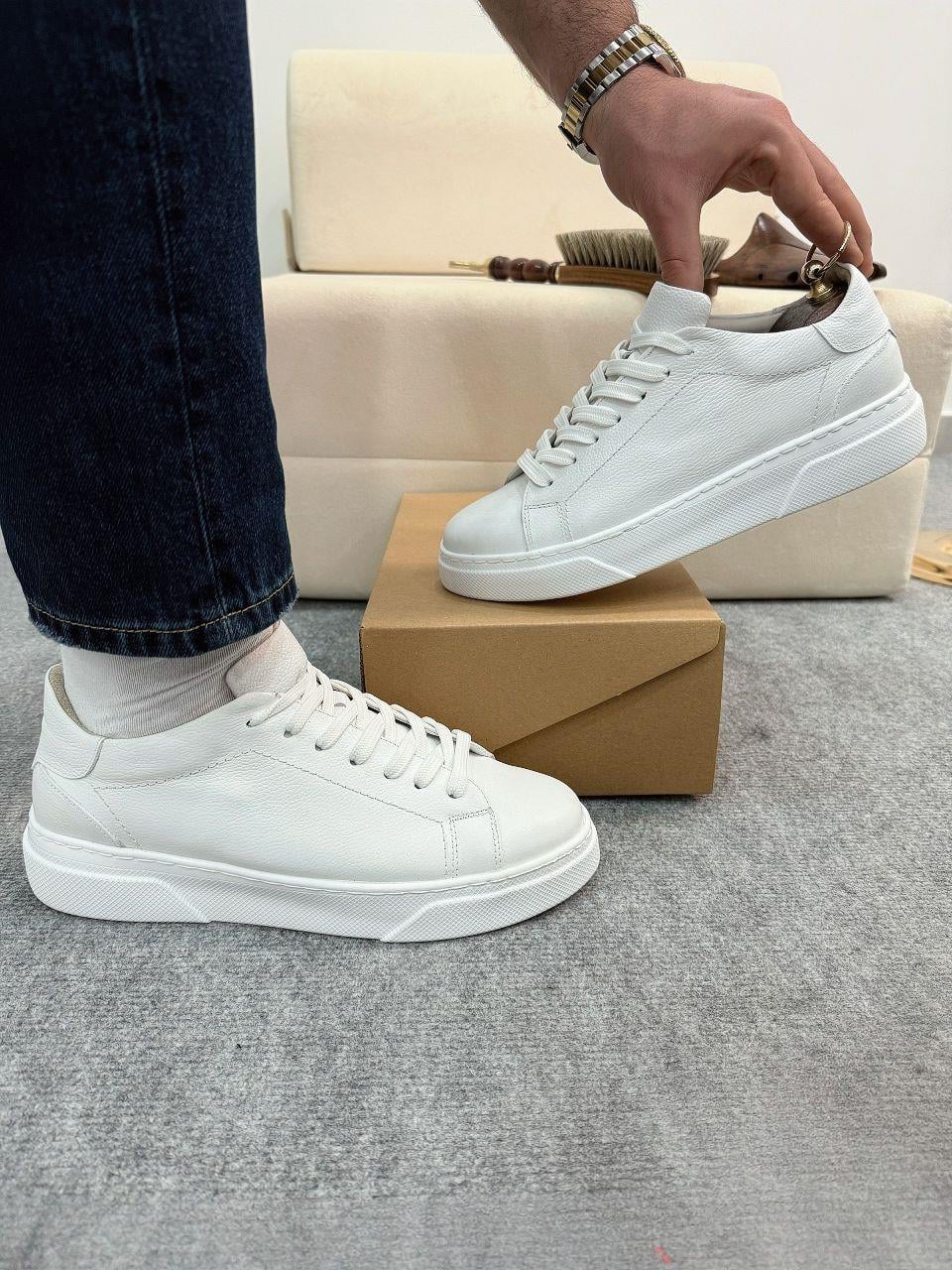 AGAH MODEL BEYAZ SNEAKER