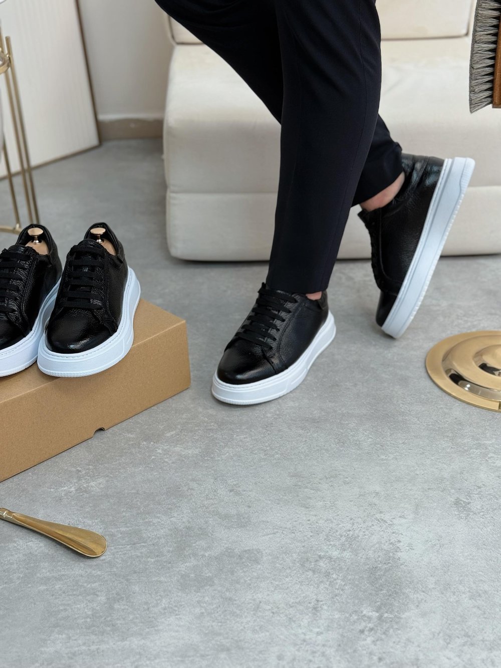 AGAH MODEL LOST SİYAH SNEAKERS