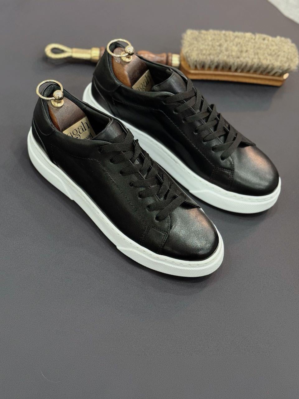 AGAH MODEL SİYAH SNEAKER