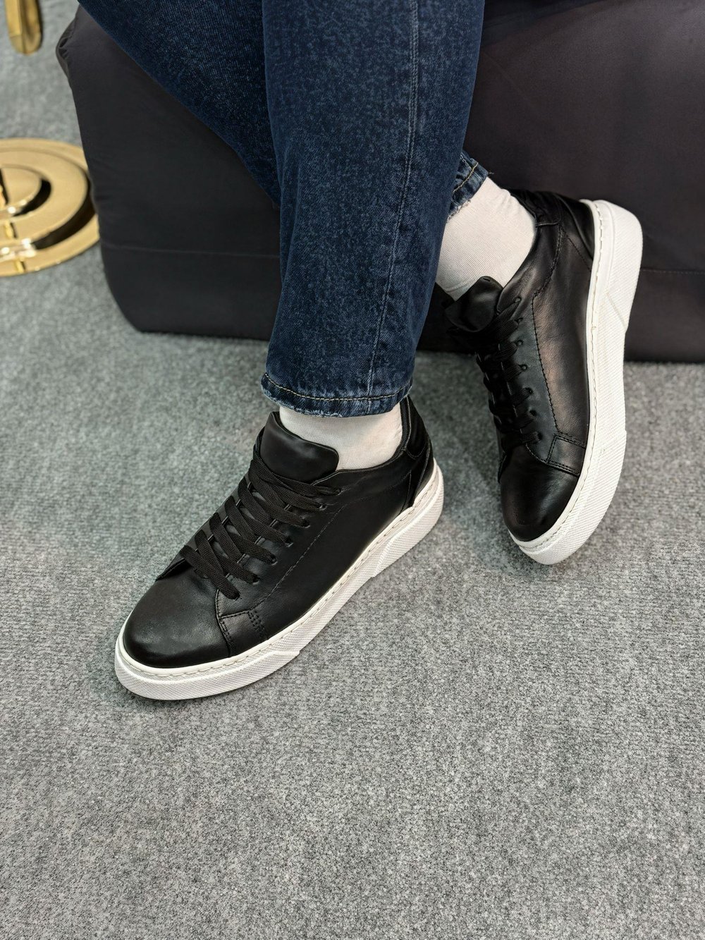 AGAH MODEL SİYAH SNEAKER