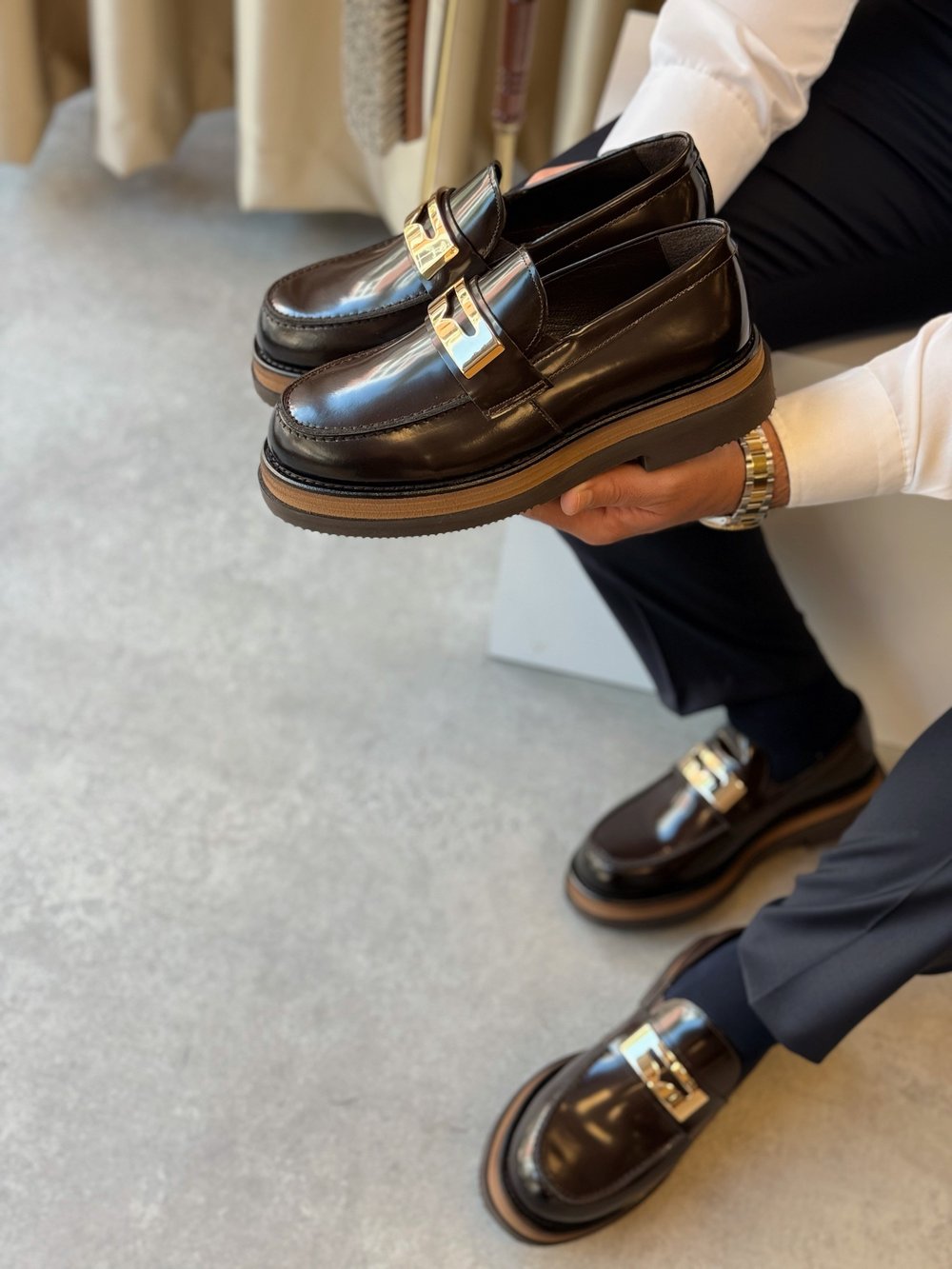 HAKİKİ DERİ İÇİ DIŞI AGAH MODEL REGAL ACI KAHVE LOAFER AYAKKABI