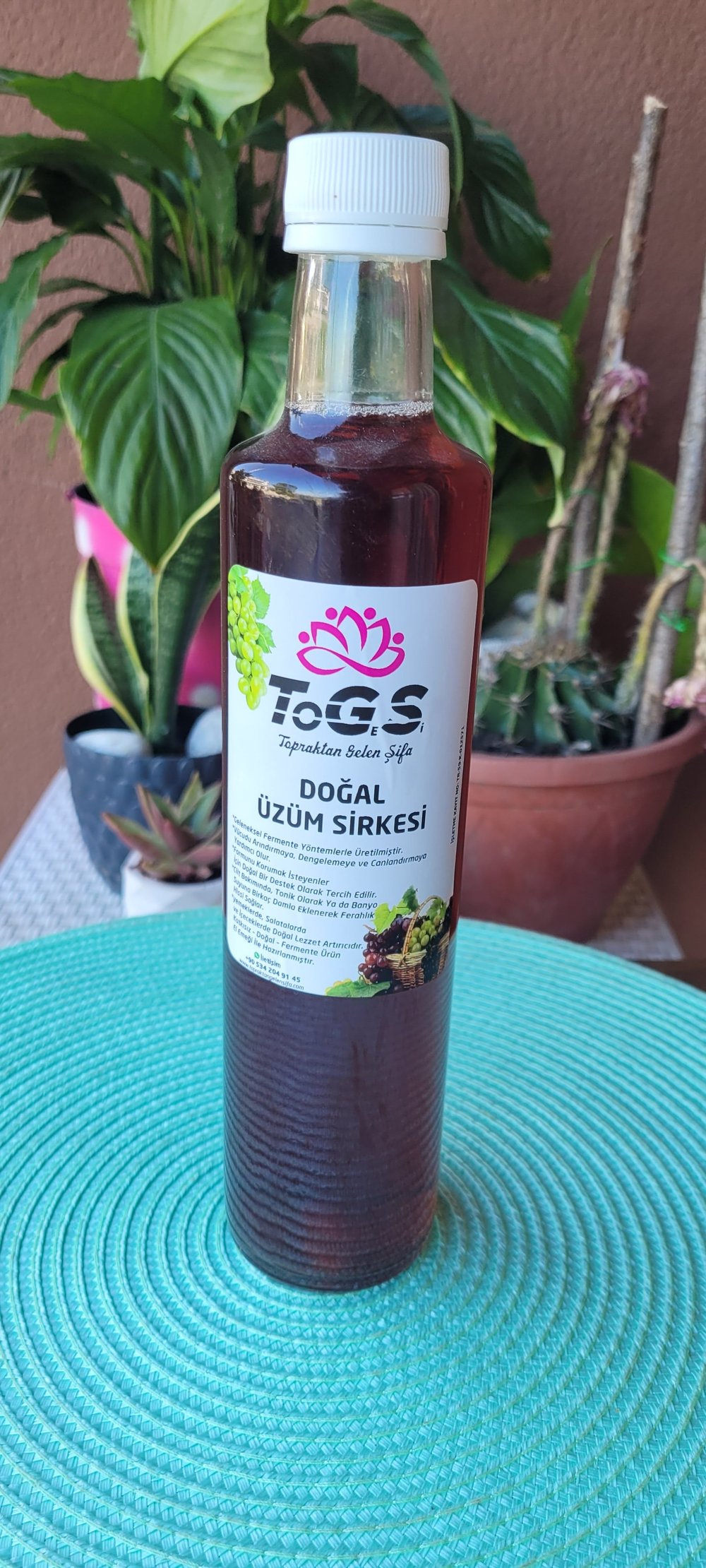 Üzüm Sirkesi 500 ml - TOGEŞİ