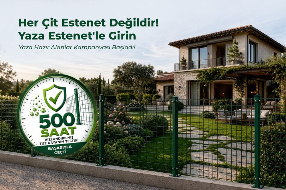 Pvc Kaplı Puntalı Rulo Tel Çit 120 cm / 25 Metre