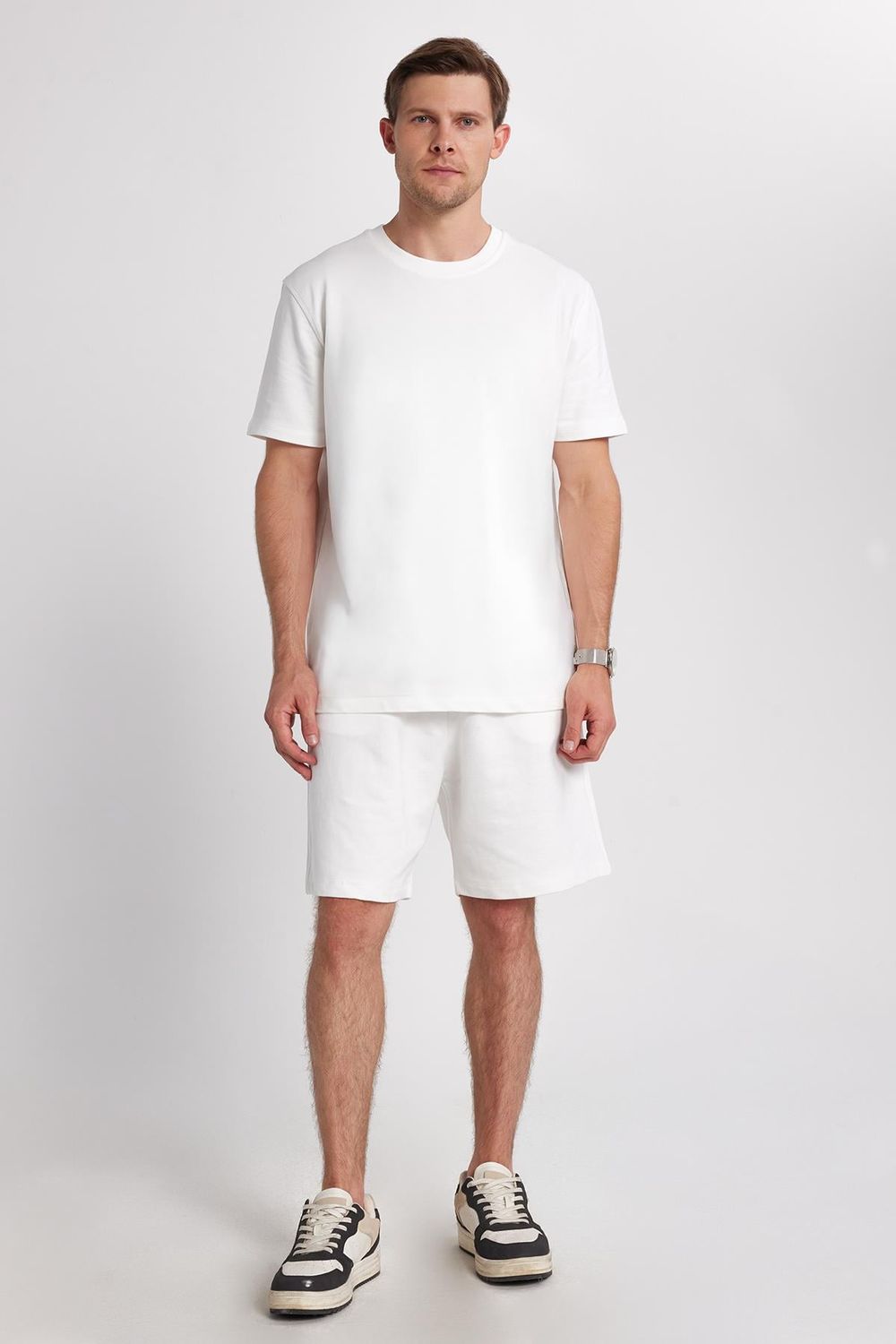 RELAX FIT PLAIN ONL SHORTS TRACKSUIT   TİŞÖRT ŞORT TAKIM