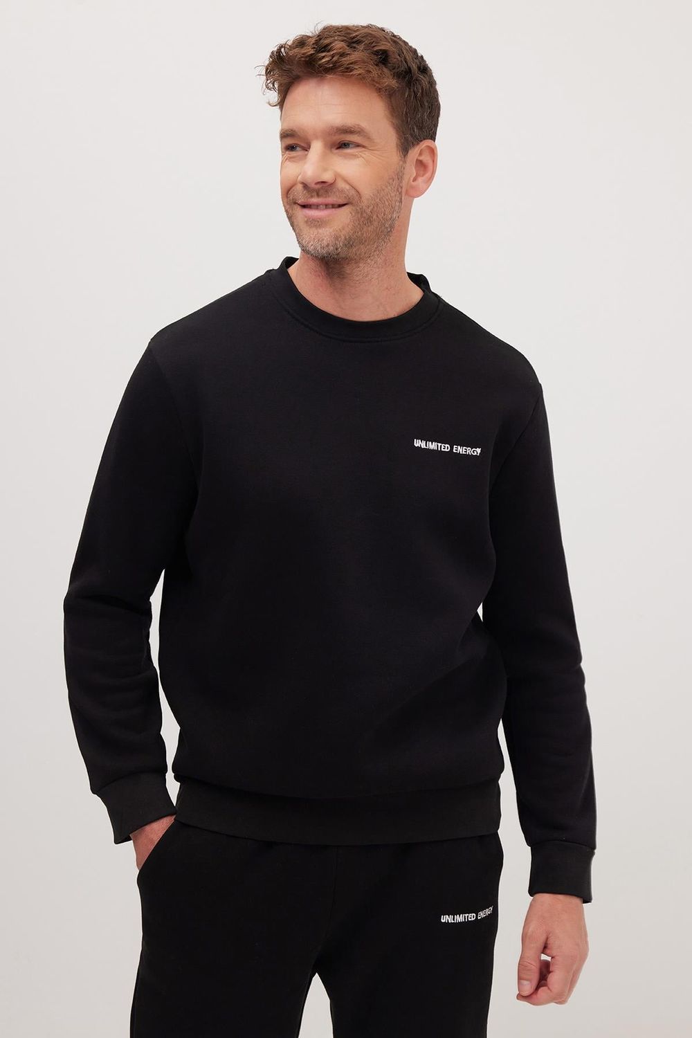 RELAX FIT EMBROIDERED SWEATSHIRT TRACKSUIT ONL