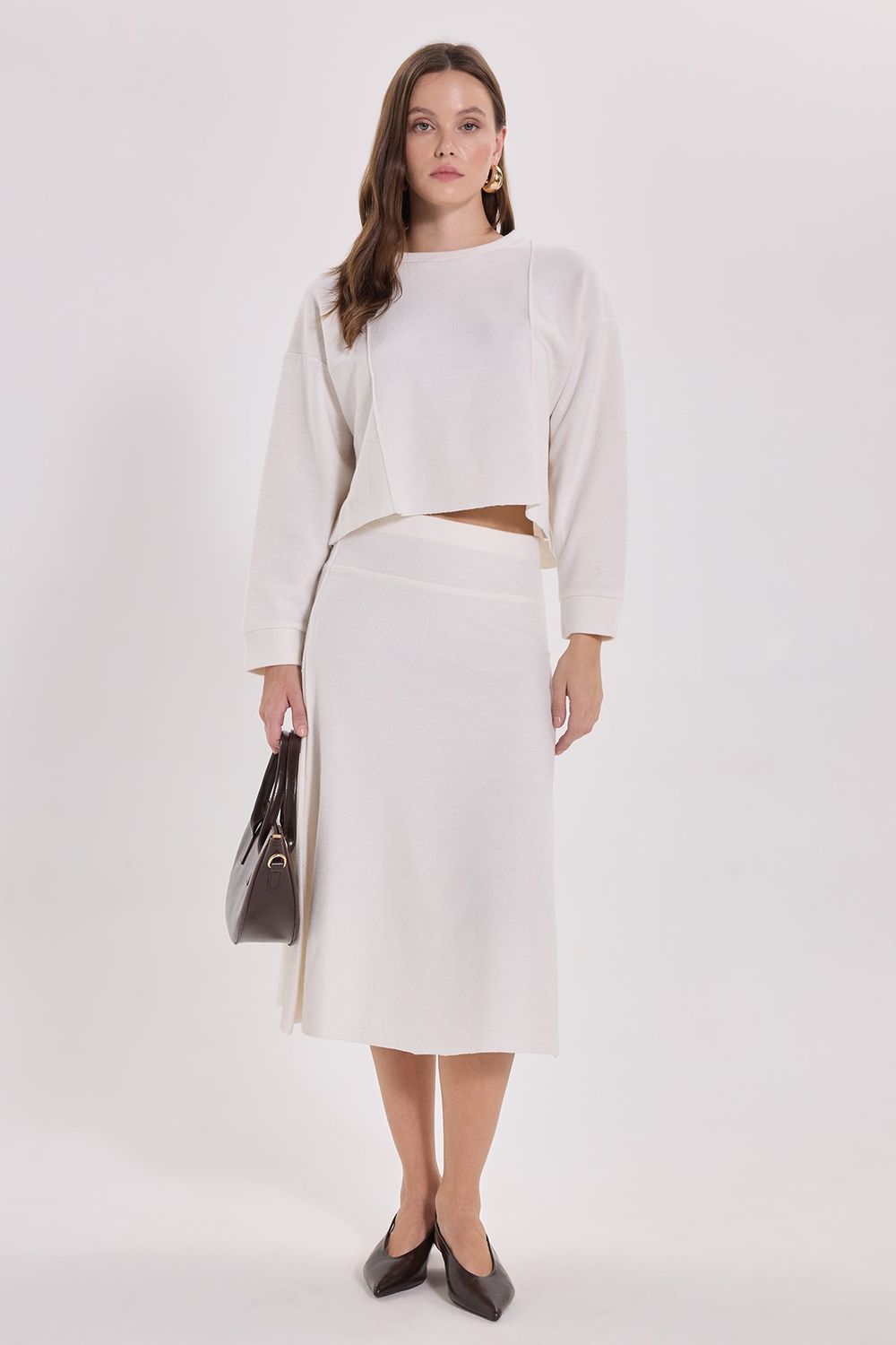 KADIN BİSİKLET YAKA TRİKO ETEKLİ DYZ MT-26003 TAKIM