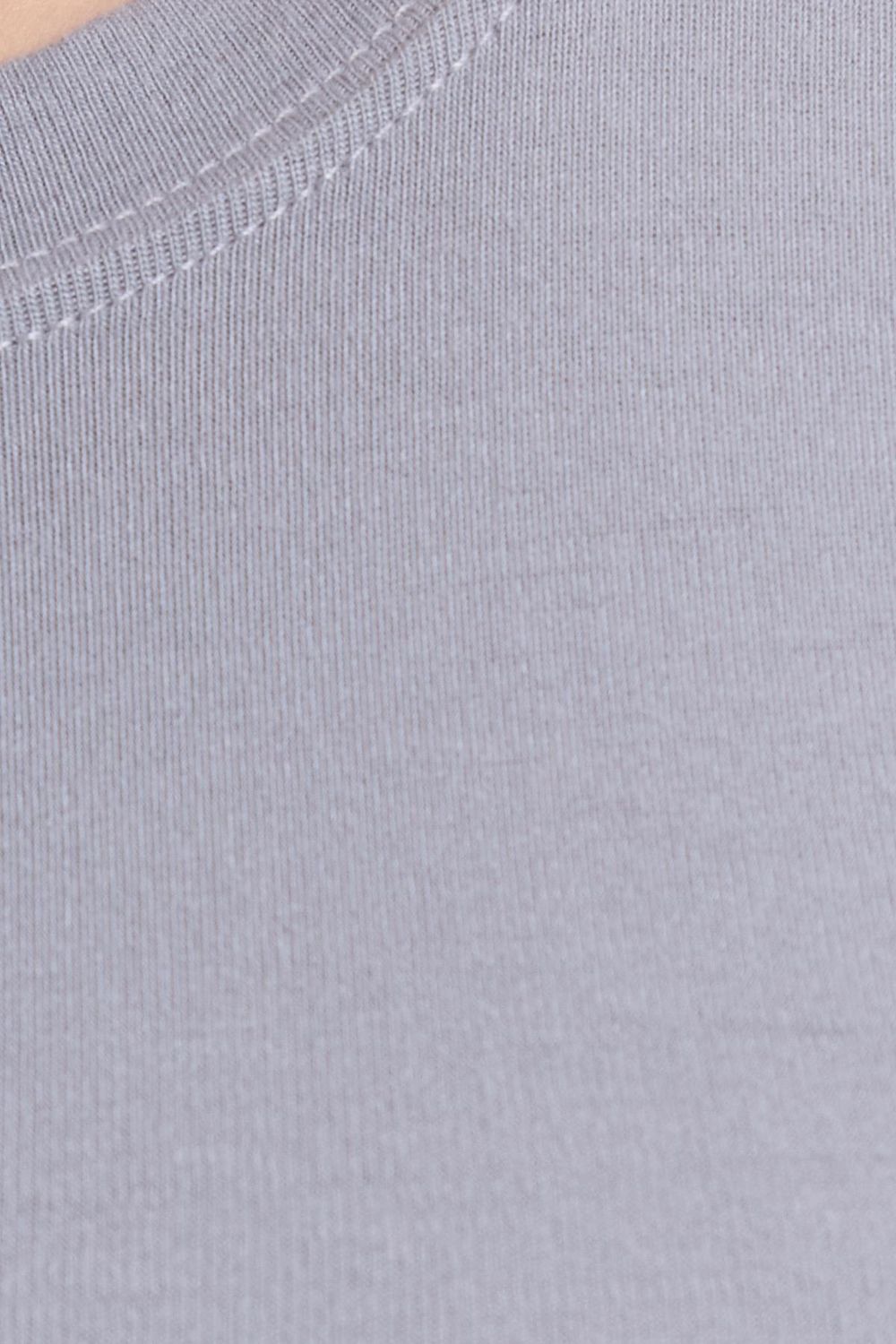 Kadın Regular Fit Klasik Kesim Bisiklet Yaka Viskon Kumaş Ultra Soft Gri Tişört