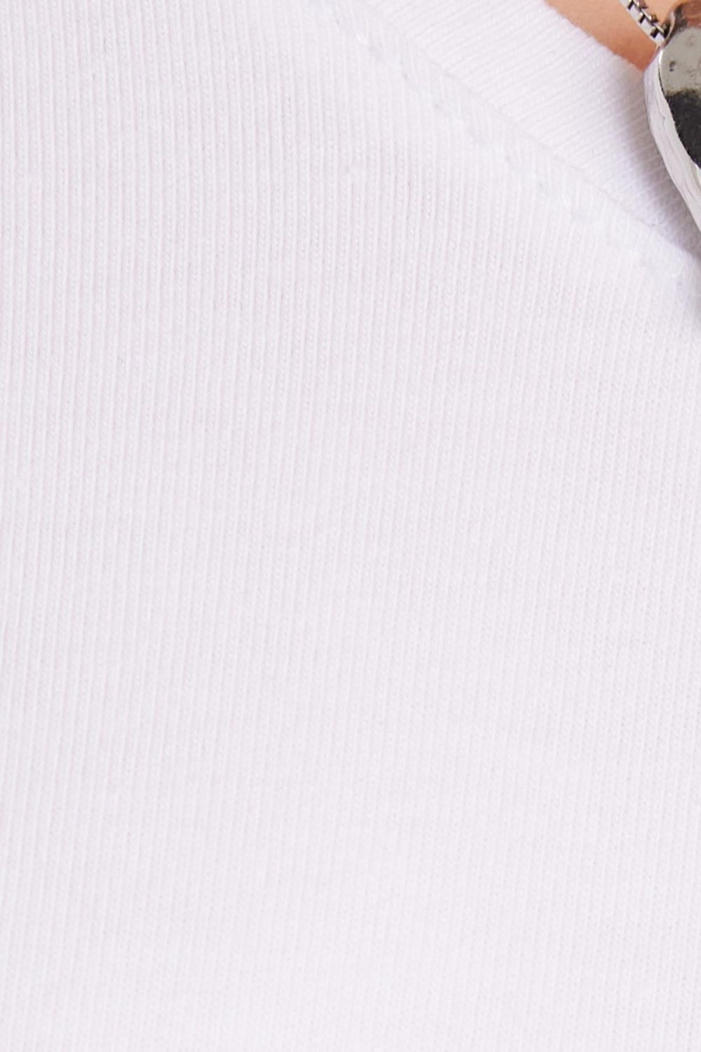 Kadın Slim Fit Dar Kesim Pamuklu Yumuşak Dokulu Likralı Esnek Kumaş Düz Basic Beyaz V Yaka Tişört