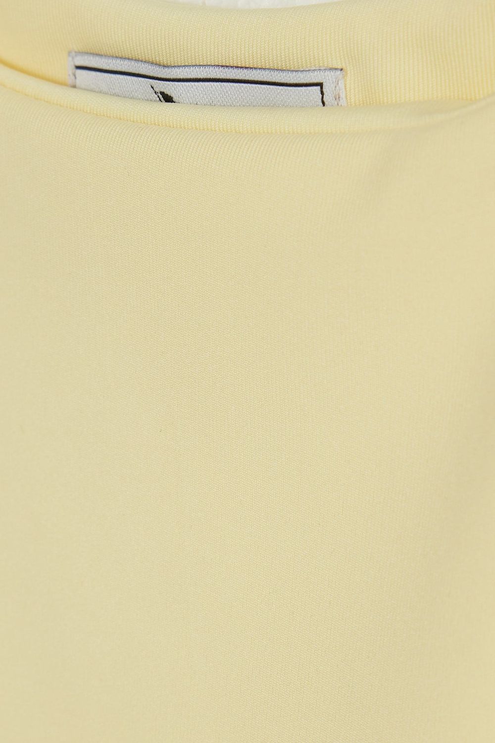 Kadın Slim Fit Dar Kesim Askılı Kare Yaka Sırtı Açık Sandy Kumaş Çıtçıtlı Sarı Body