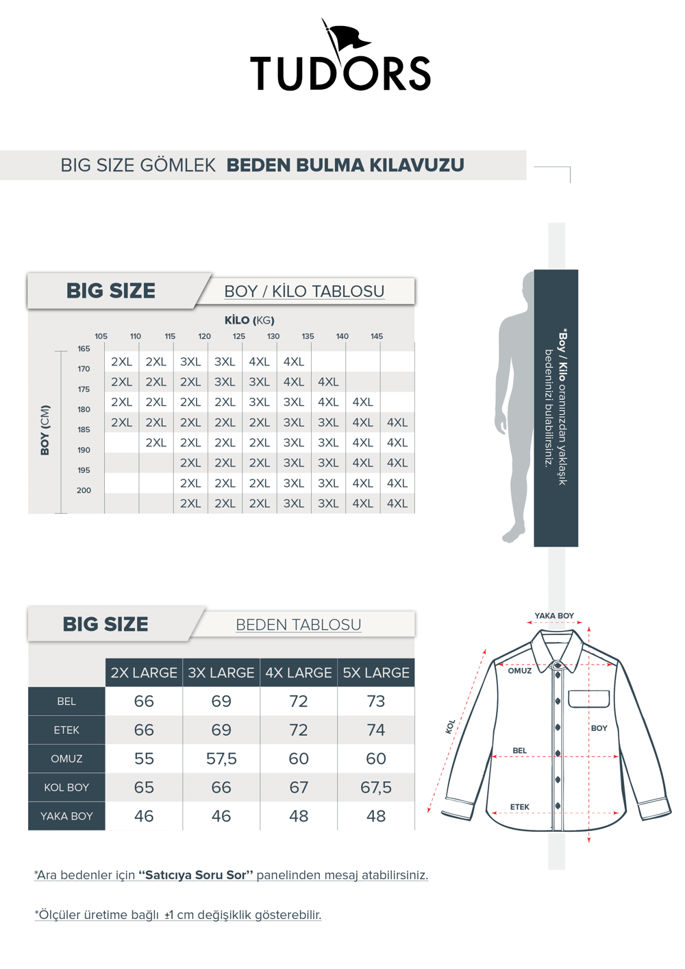 Erkek Big Size Büyük Beden Çizgili Gömlek