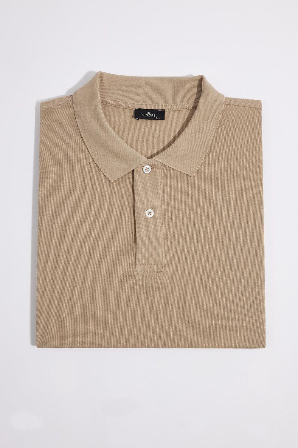 BIG SIZE PLAIN PIQUE T-SHIRT 24/25  TİŞÖRT