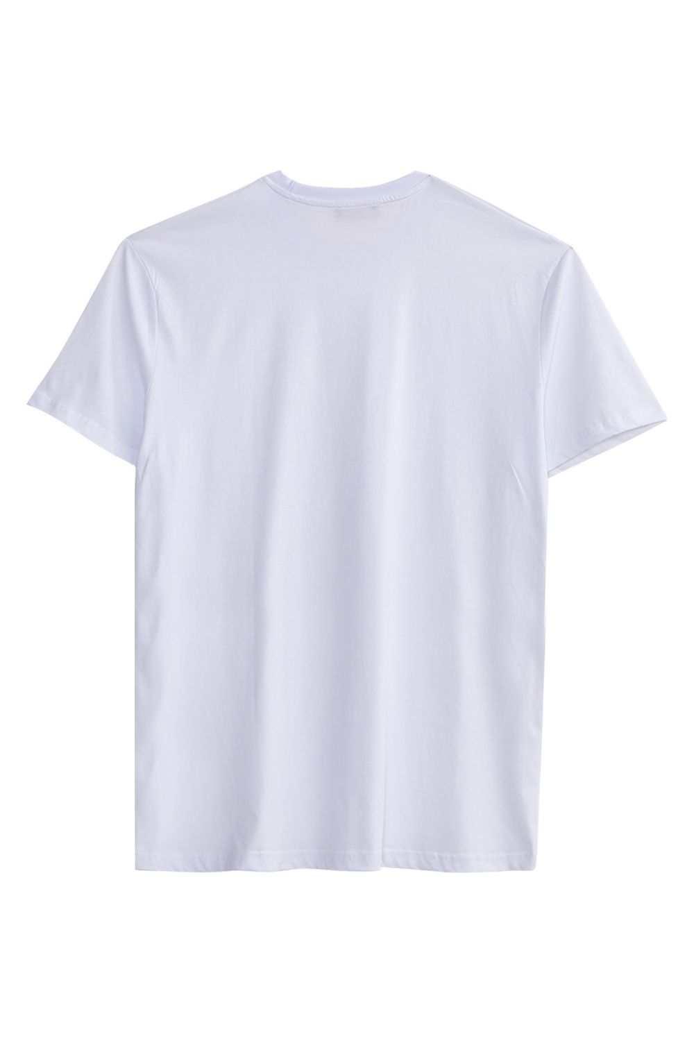 BIG SIZE  SHORT SLV PLAIN CREW NECK T-SHIRT