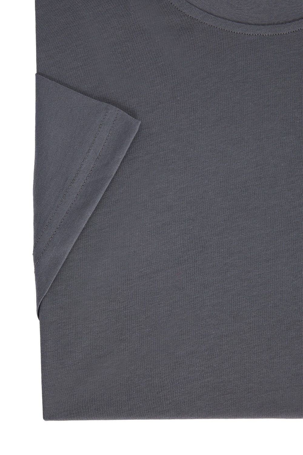BIG SIZE  SHORT SLV PLAIN CREW NECK T-SHIRT