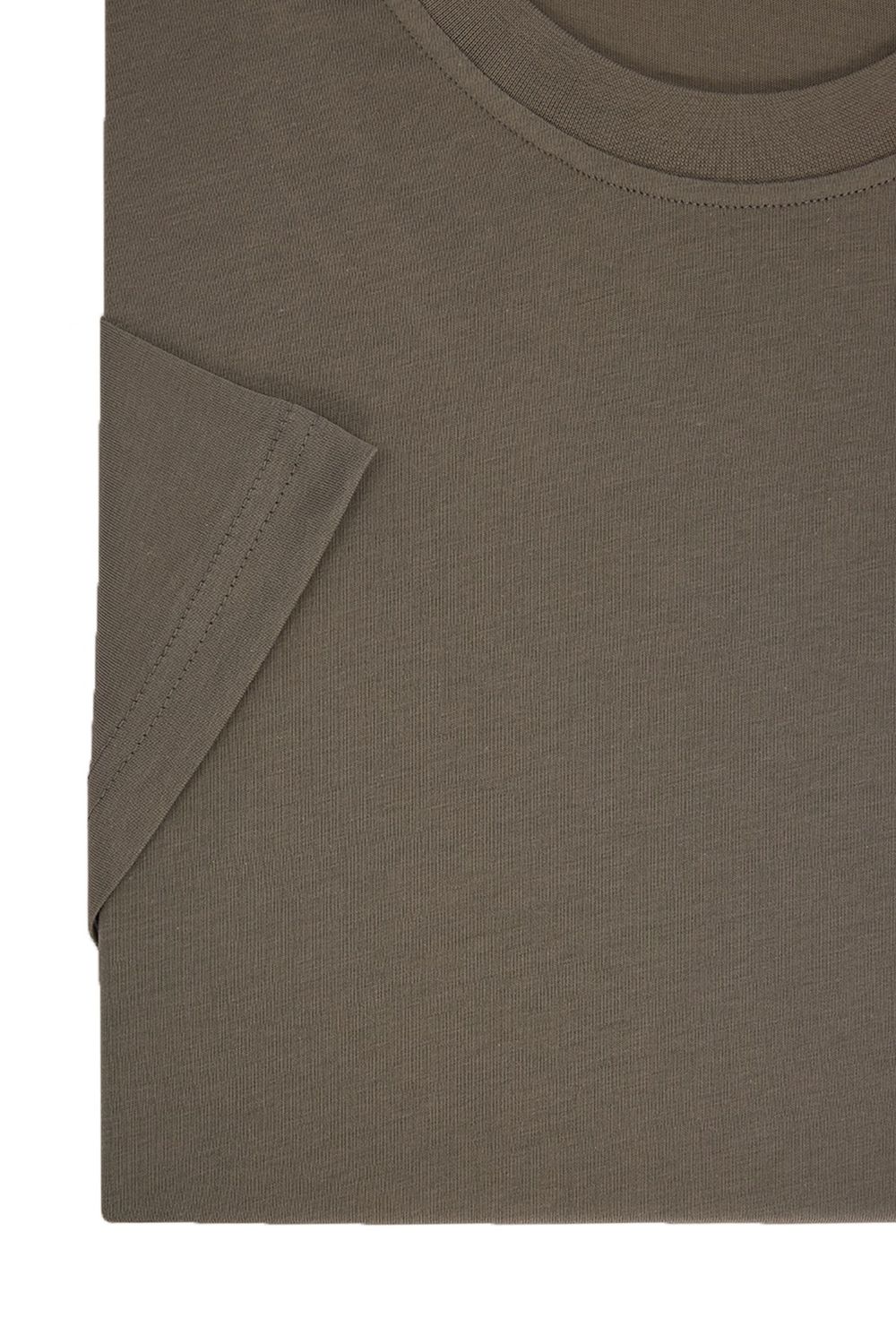 BIG SIZE  SHORT SLV PLAIN CREW NECK T-SHIRT