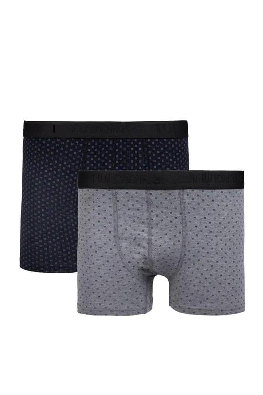 Erkek 10'lu Desenli Likralı Pamuklu Esnek Kumaş Premium Seri Boxer