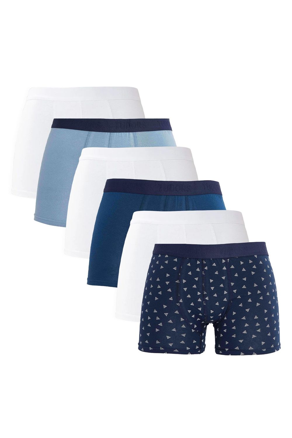 Erkek 6'lı Pamuklu Likralı Esnek Kumaş Premium Seri Boxer