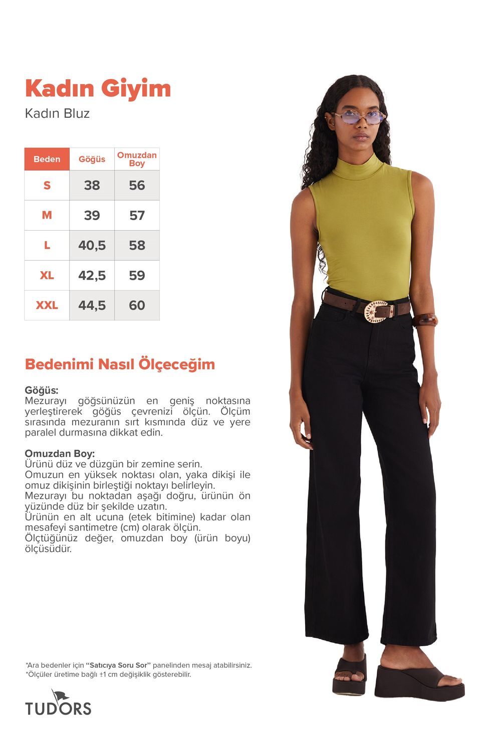 Kadın Regular Fit Klasik Kesim Viskon Kumaş Balıkçı Yaka Sıfır Kol Yeşil Bluz