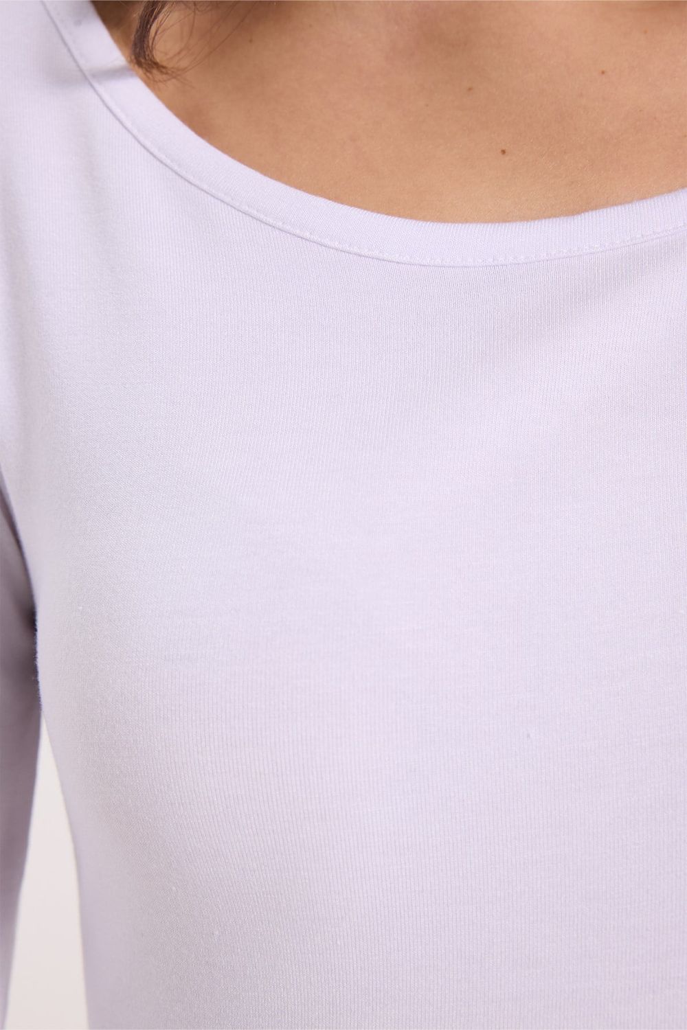 Kadın Slim Fit Dar Kesim Uzun Kollu Viskon Beyaz Bluz