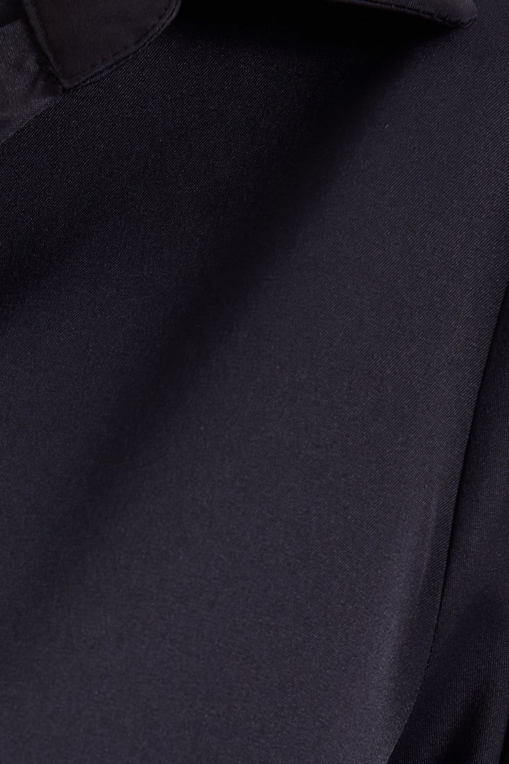 Kadın Slim Fit Dar Kesim Pensli Vucüda Oturan Klasik Yaka Uzun Kollu Likralı Siyah Gömlek