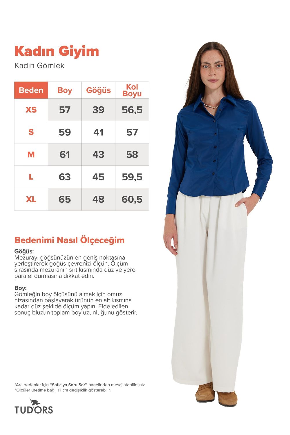 Kadın Slim Fit Dar Kesim Pensli Vucüda Oturan Klasik Yaka Uzun Kollu Likralı Lacivert Gömlek