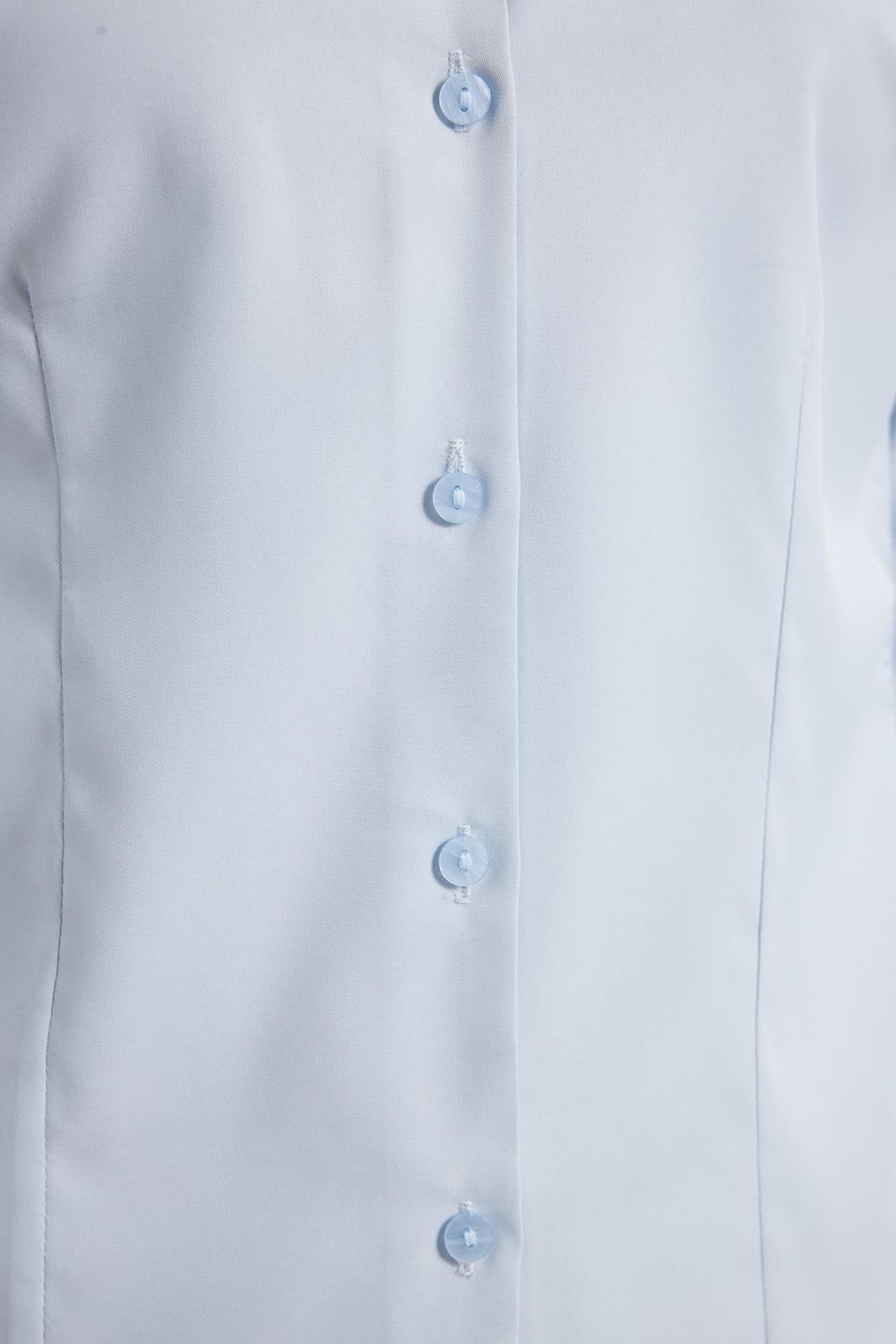 Kadın Slim Fit Dar Kesim Pensli Vucüda Oturan Uzun Manşet V Yaka Gömlek