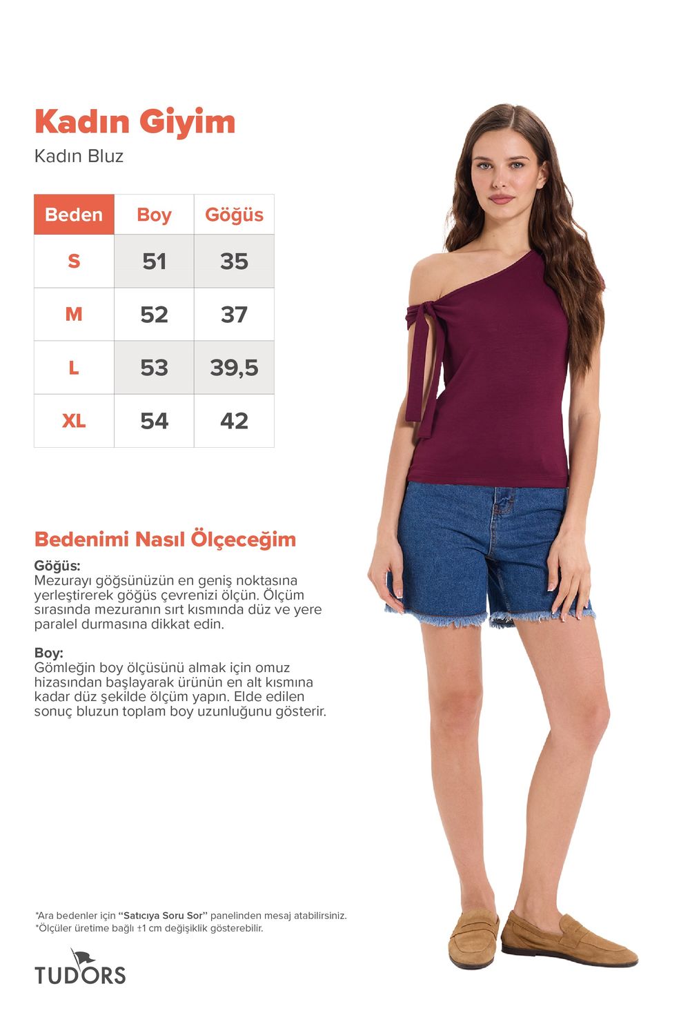 Kadın Slim Fit Dar Kesim Kısa Kollu Kayık Yaka Bordo Bluz