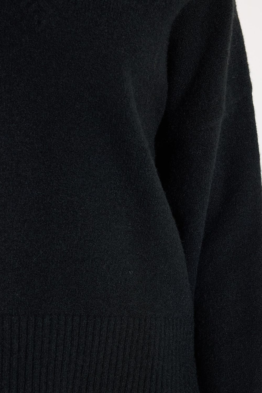 KADIN OVERSIZE V YAKA ERN-8215 BLUZ  KAZAK