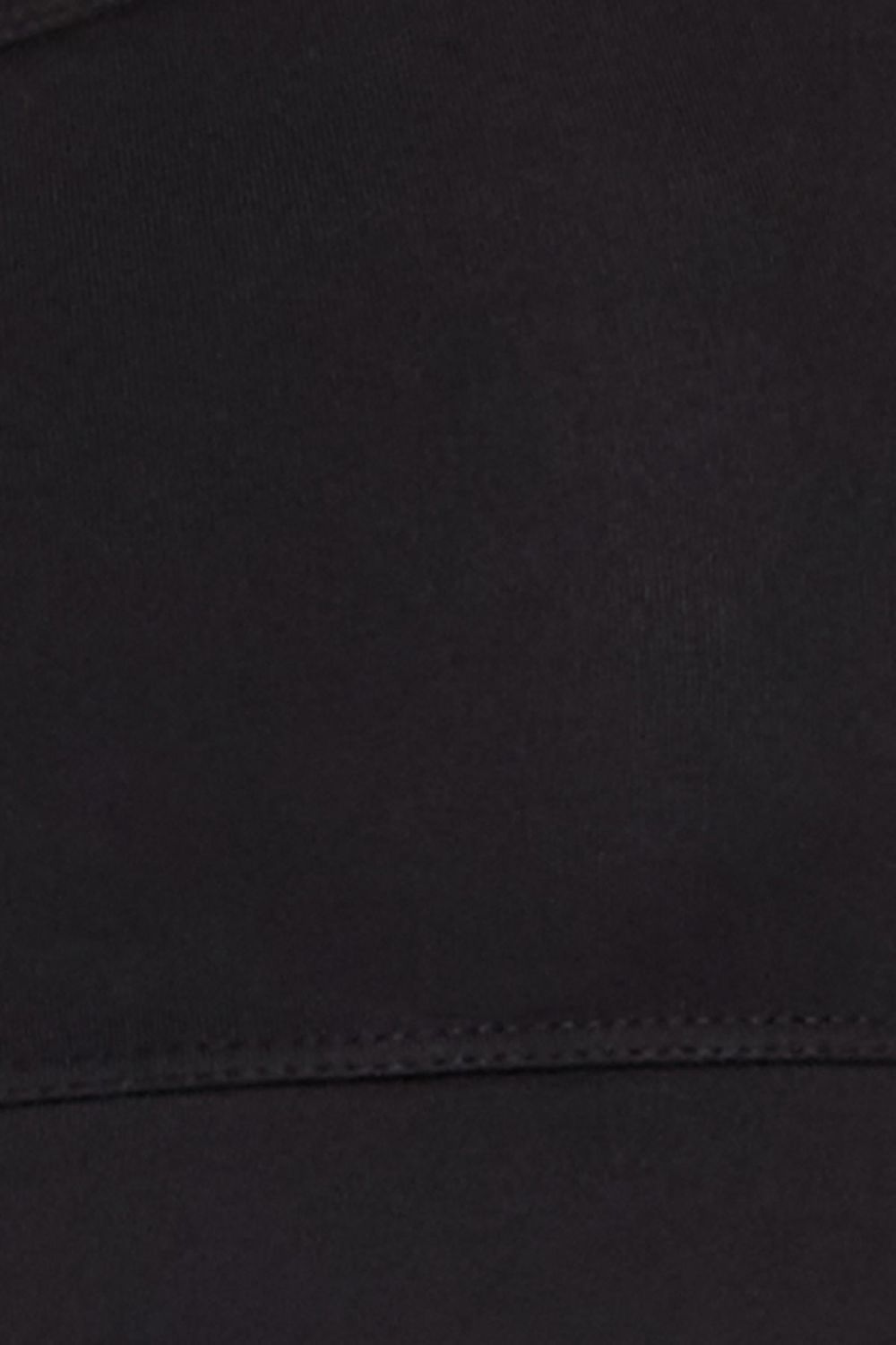 Kadın Slim Fit Dar Kesim İnce Askılı Kare Yaka Siyah Crop