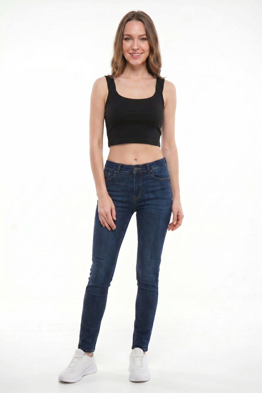 KADIN KALIN ASKI CROP AKS-2656
