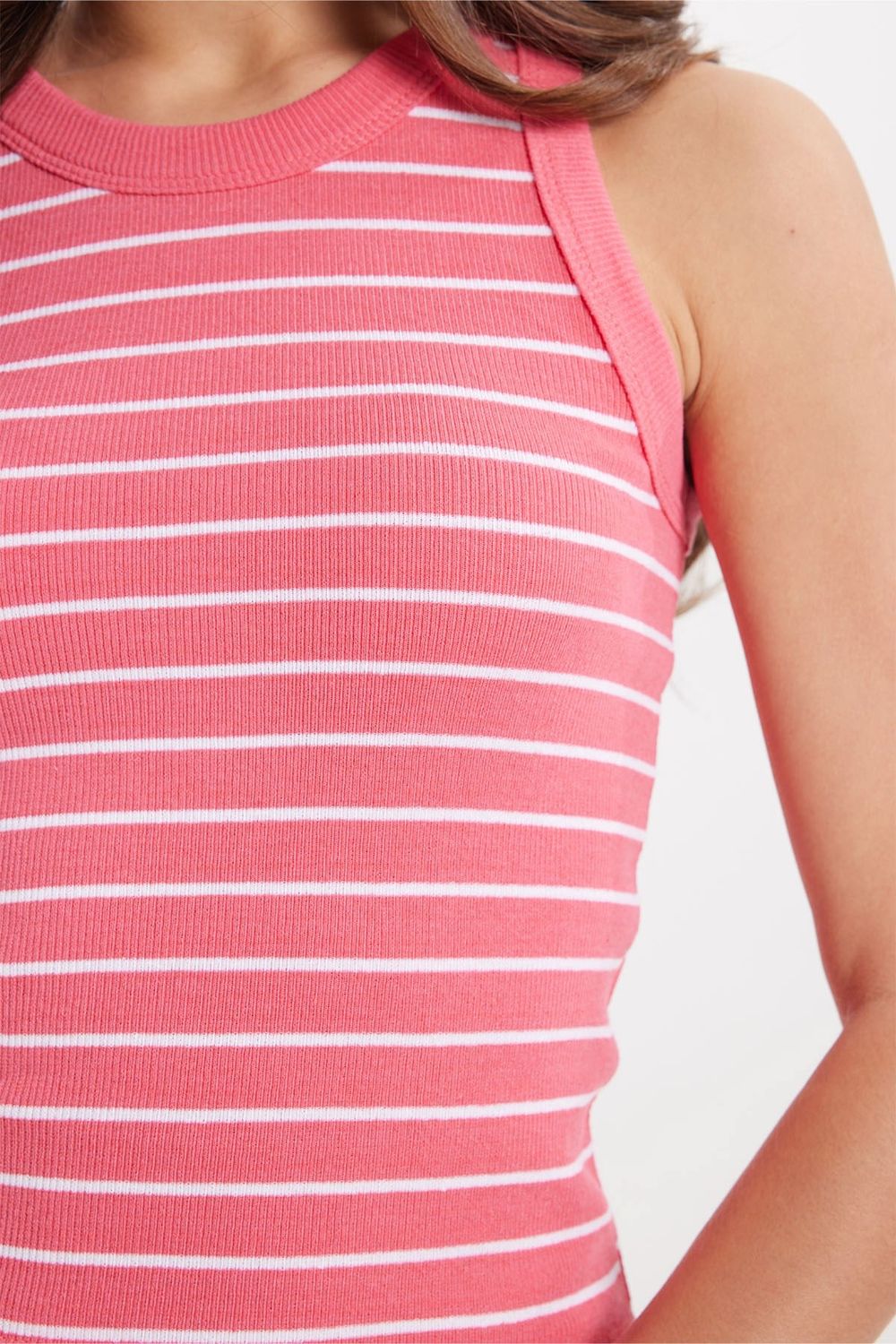 KADIN ASKILI ÇİZGİLİ GF CROP ATLET