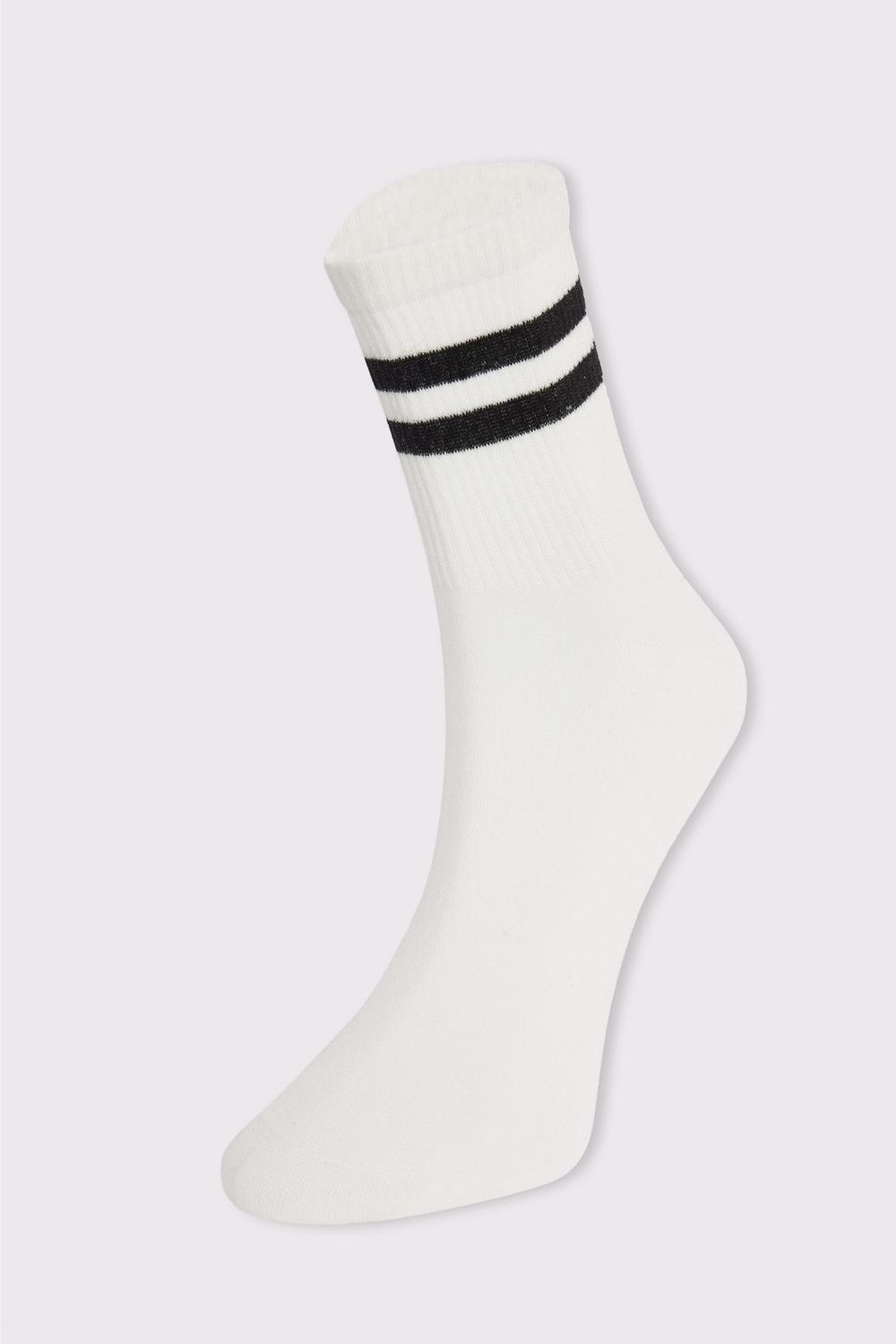 Unisex Çizgili Kolej Tenis Çorabı