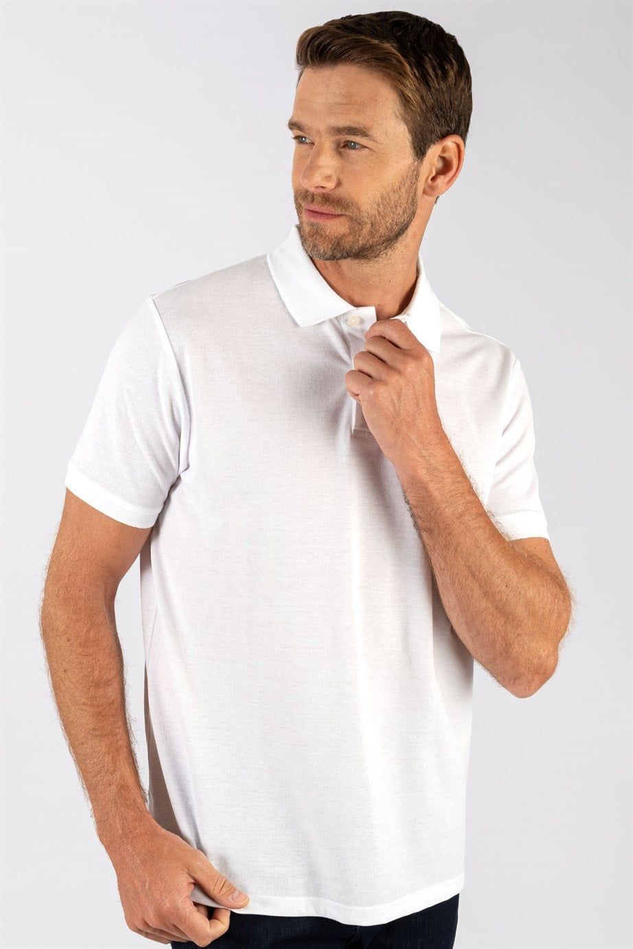 CLASSIC FIT PLAIN PIQUE T-SHIRT 21/22  TİŞÖRT