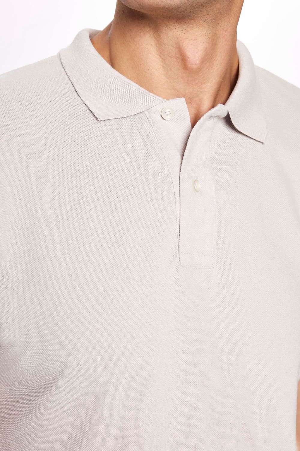 CLASSIC FIT PLAIN PIQUE T-SHIRT 24/25  TİŞÖRT