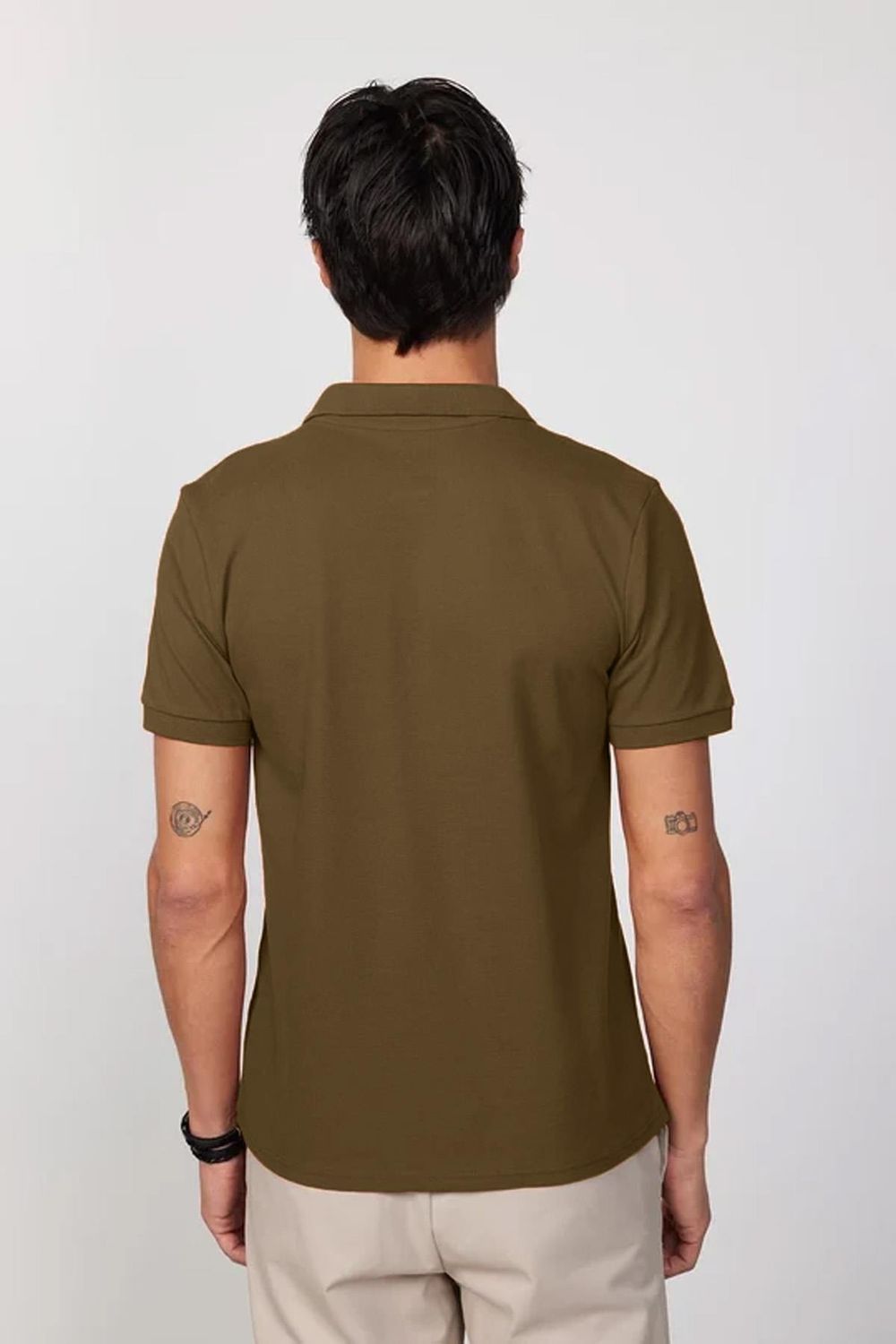 CLASSIC FIT PLAIN PIQUE T-SHIRT 24/25  TİŞÖRT
