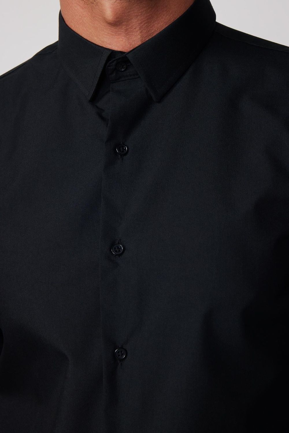 Slim Fit Pamuklu Kolay Ütü Erkek Gömlek