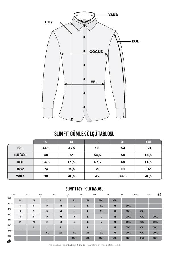 Slim Fit Düğmeli Yaka Pamuklu Kolay Ütü Düz Erkek Gömlek