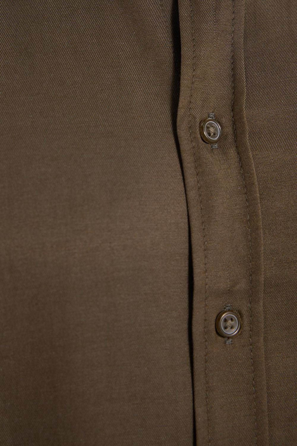 Slim Fit Uzun Kollu Düğmeli Yaka Pamuklu Kolay Ütü Düz Erkek Gömlek