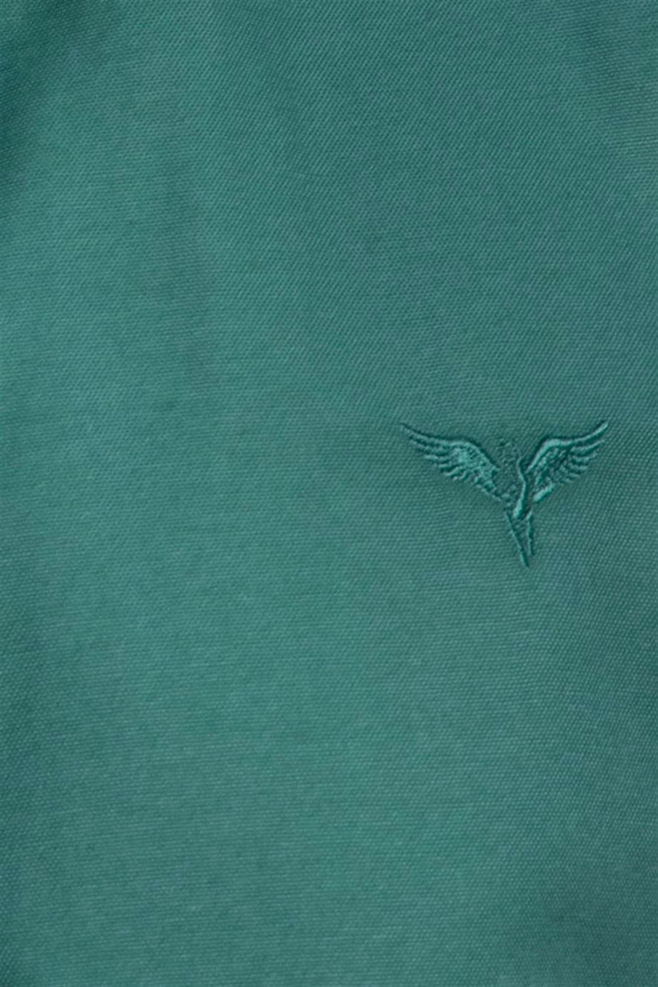 Slim Fit Dar Kesim Pamuklu Kolay Ütülenebilir Düz Erkek Gömlek