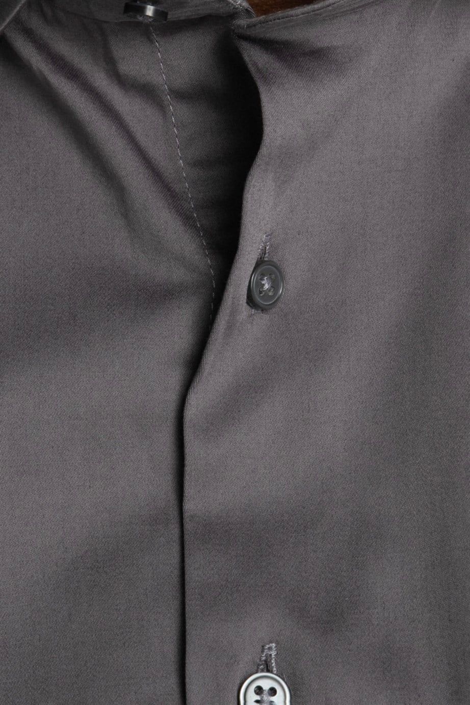 Slim Fit Koton Saten Premium Seri Erkek Gömlek