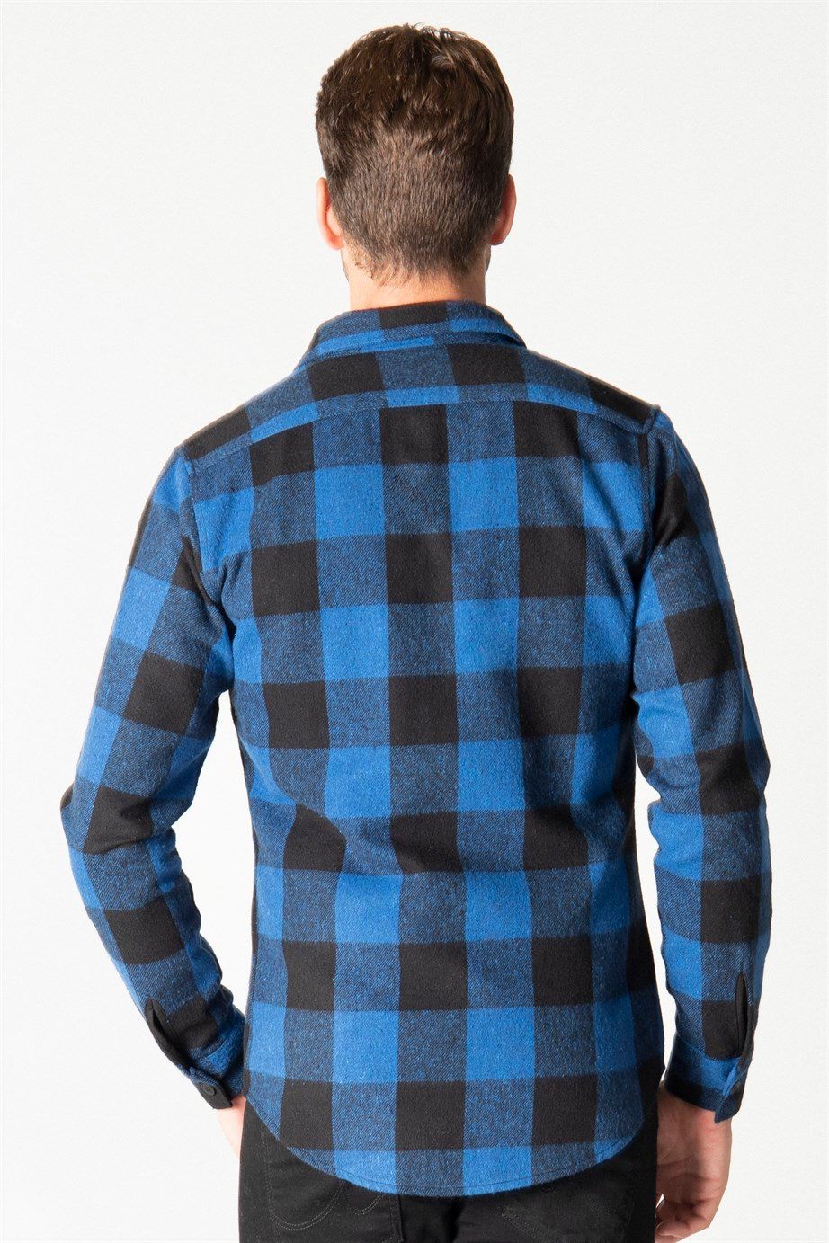 Slim Fit Kışlık Oduncu Kareli Erkek Gömlek