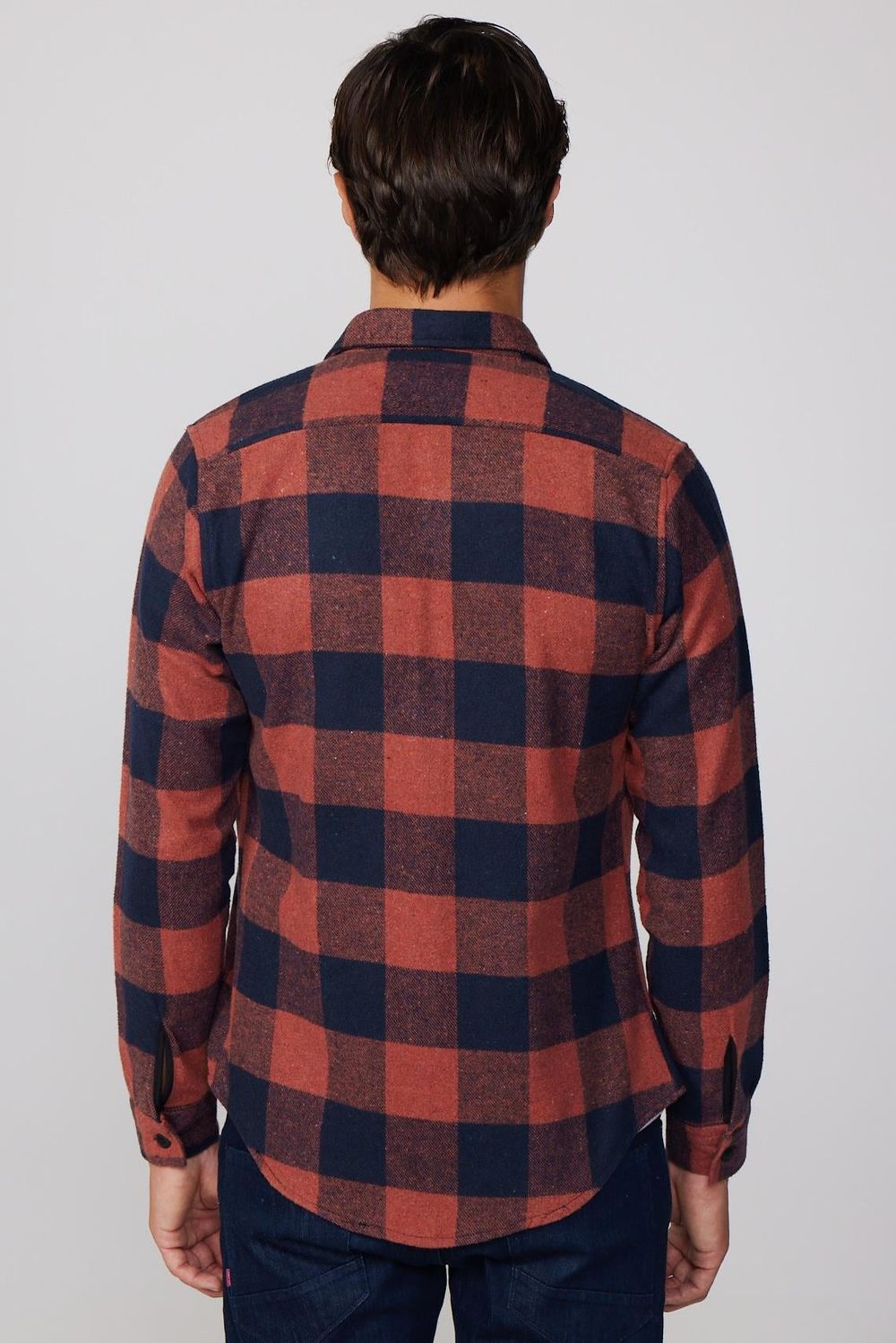 Slim Fit Kışlık Kareli Oduncu Erkek Gömlek