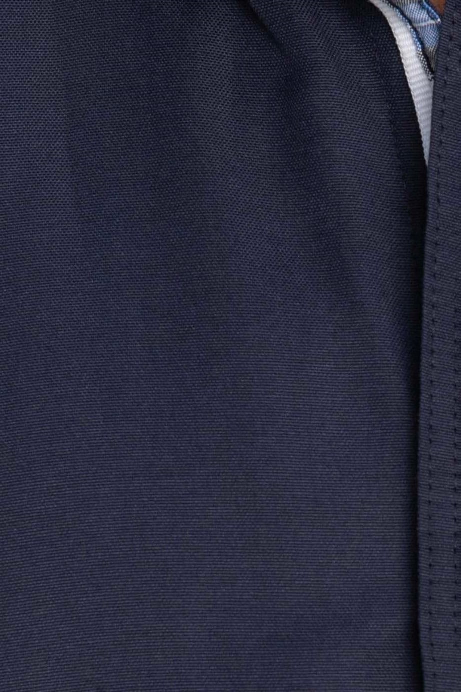 Slim Fit Kısa Kol Düğmeli Yaka Poplin Oxford Erkek Gömlek