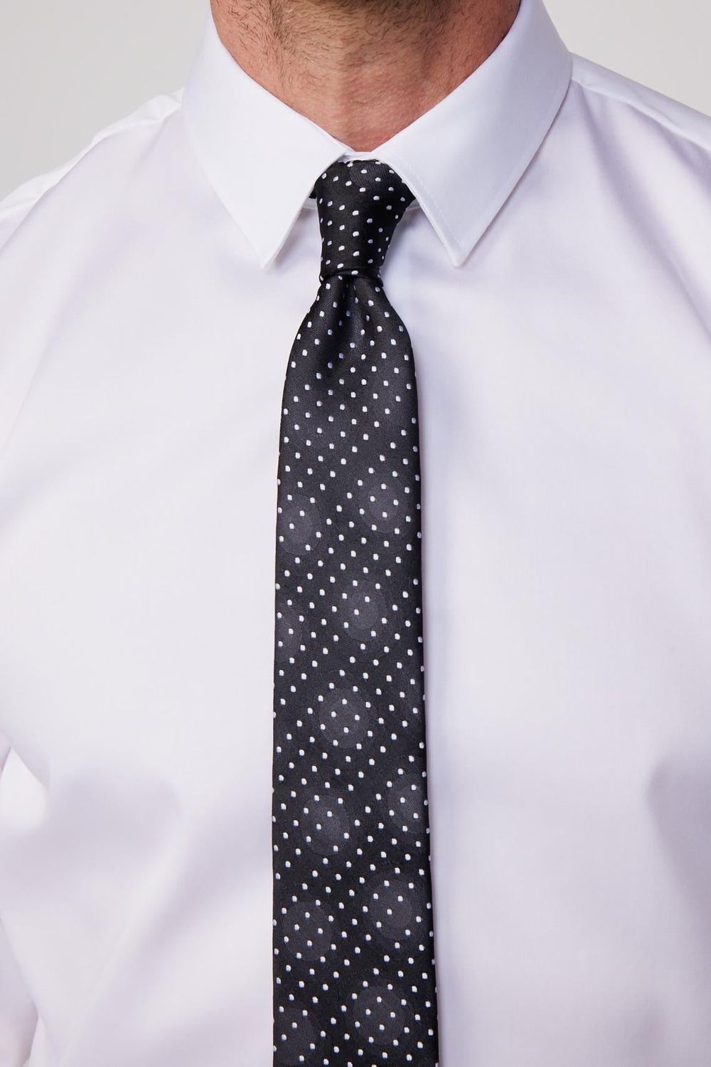 Slim Fit Non Iron Beyaz Erkek Gömlek